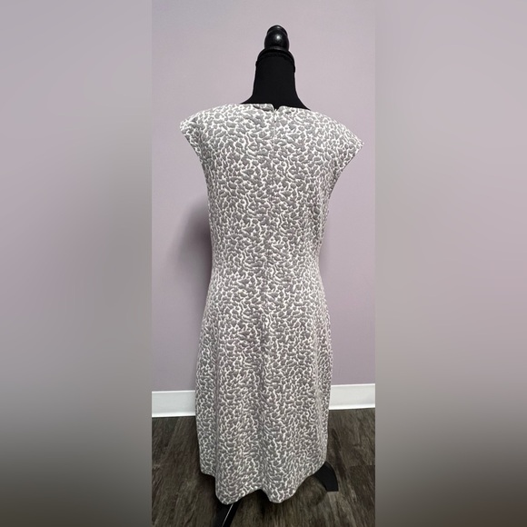 ANN TAYLOR Dress COWL Collar RUCHED - Picture 3 of 10